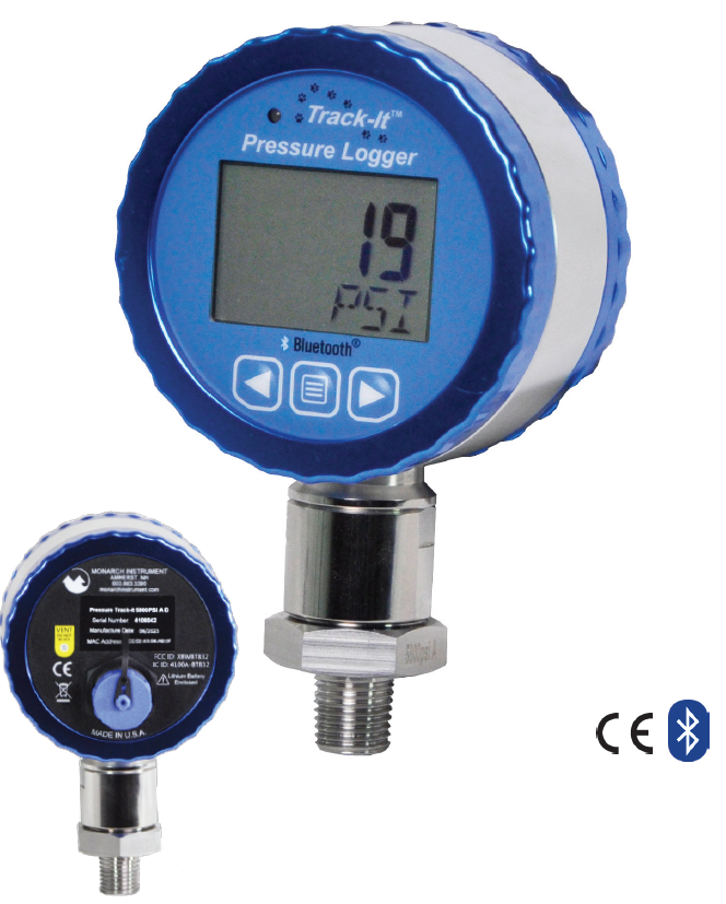 Track-It™ Gauge Pressure/Temperature Data Logger with Display
